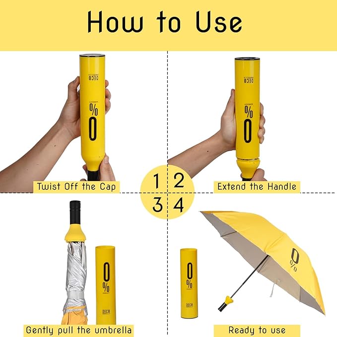🌧️ Bottle Umbrella COMBO!