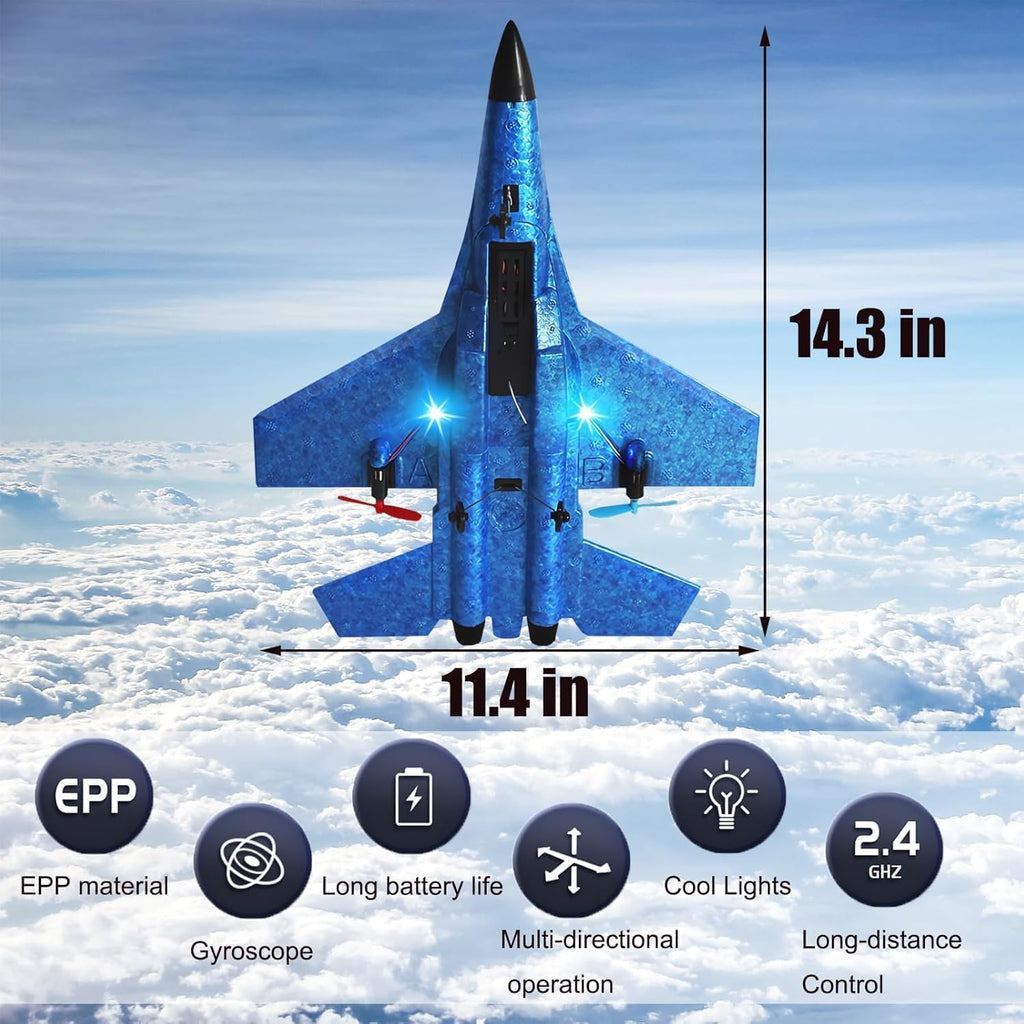 RC Fighter Jet Aircraft with Remote Control