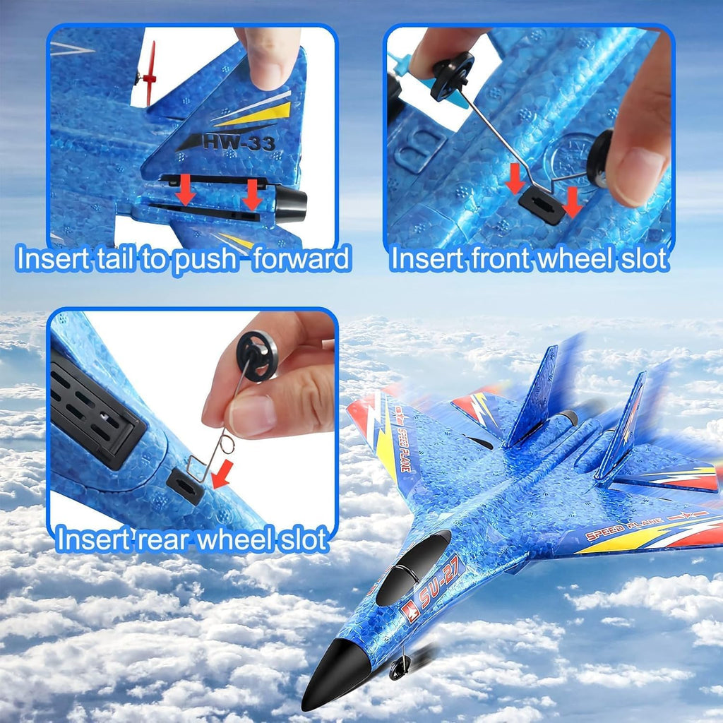 RC Fighter Jet Aircraft with Remote Control