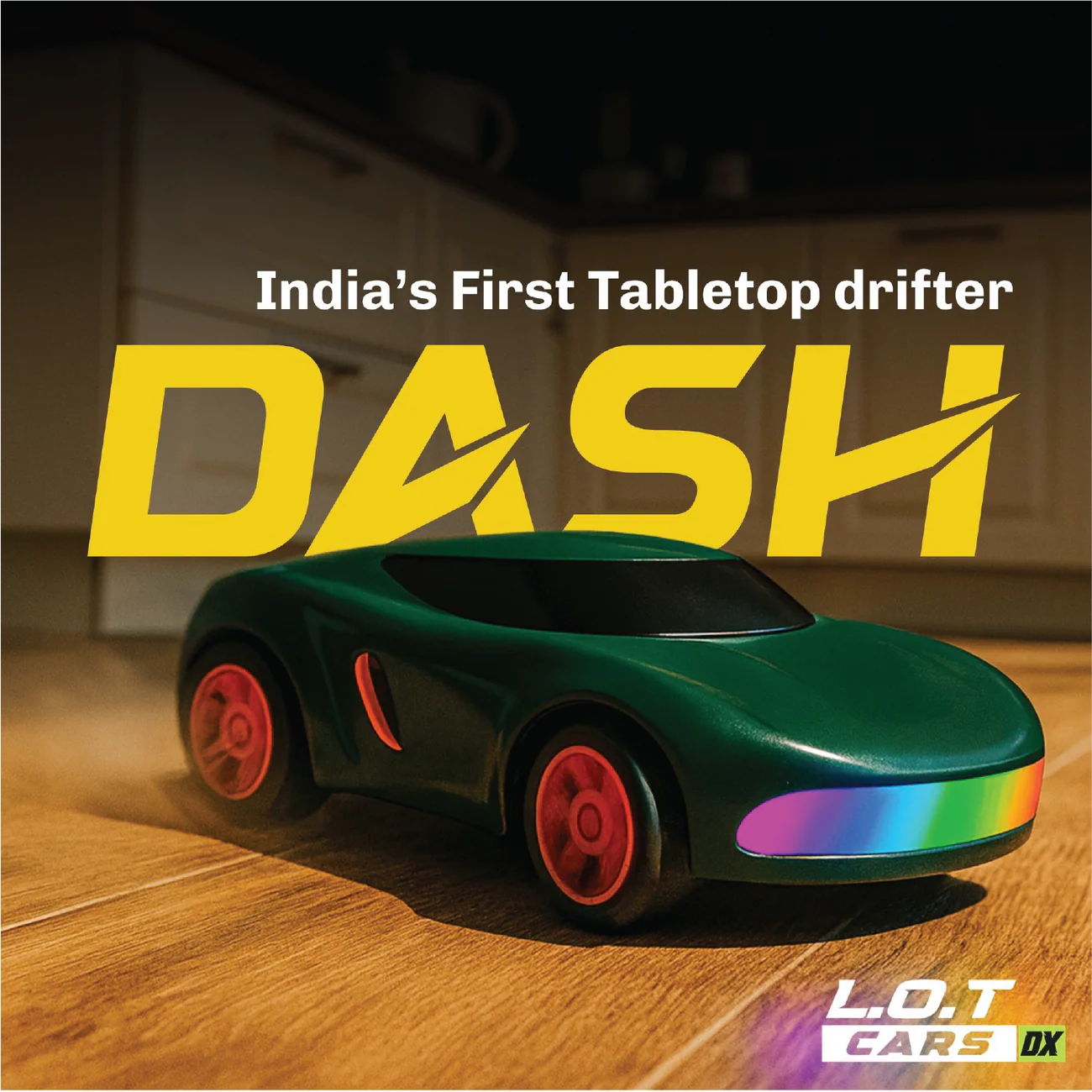 L.O.T Cars Dash - 1:64 Scale Mini RC Drift Car