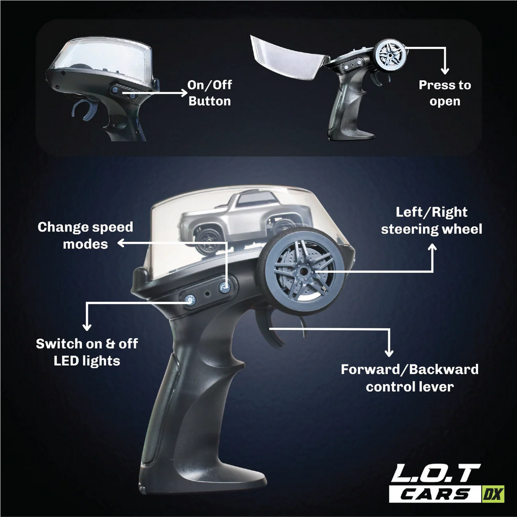 L.O.T Cars Dash - 1:64 Scale Mini RC Drift Car
