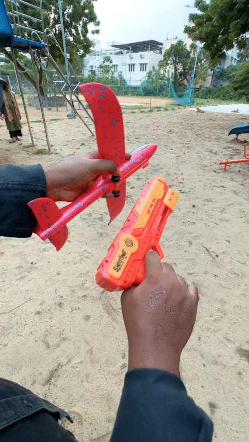 3 In 1 Plane Launcher Toys | Plane, Foam Darts And Foam Ball Shooter